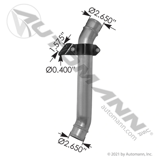 Radiator Pipe Freightliner SS304 561.46572SS