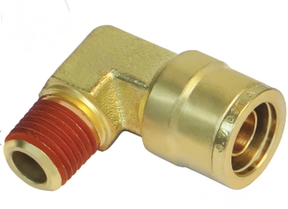 Brass PLC Male Elbow 1/2 X 1/4in 177.13B158B