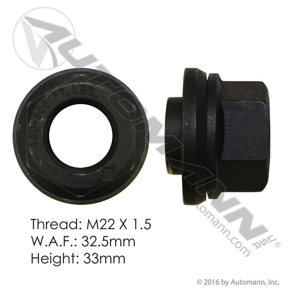 Metric Sleeved Flange Nut-6MM Sleeve 201.3031