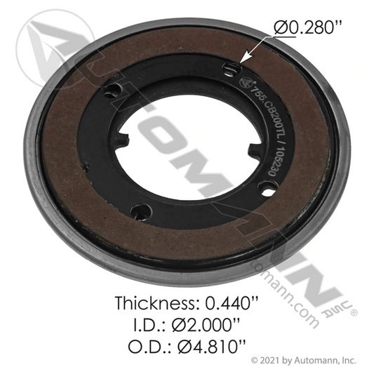 Clutch Brake Torque Limiting 2in 755.CB200TL