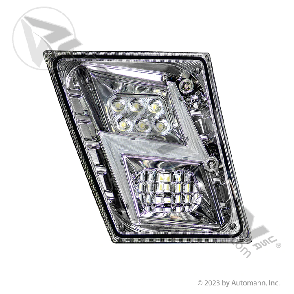 Fog Lamp w/DRL LED RH Chrome Volvo 564.96031DCZ