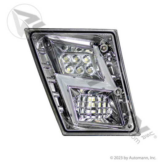 Fog Lamp w/DRL LED RH Chrome Volvo 564.96031DCZ