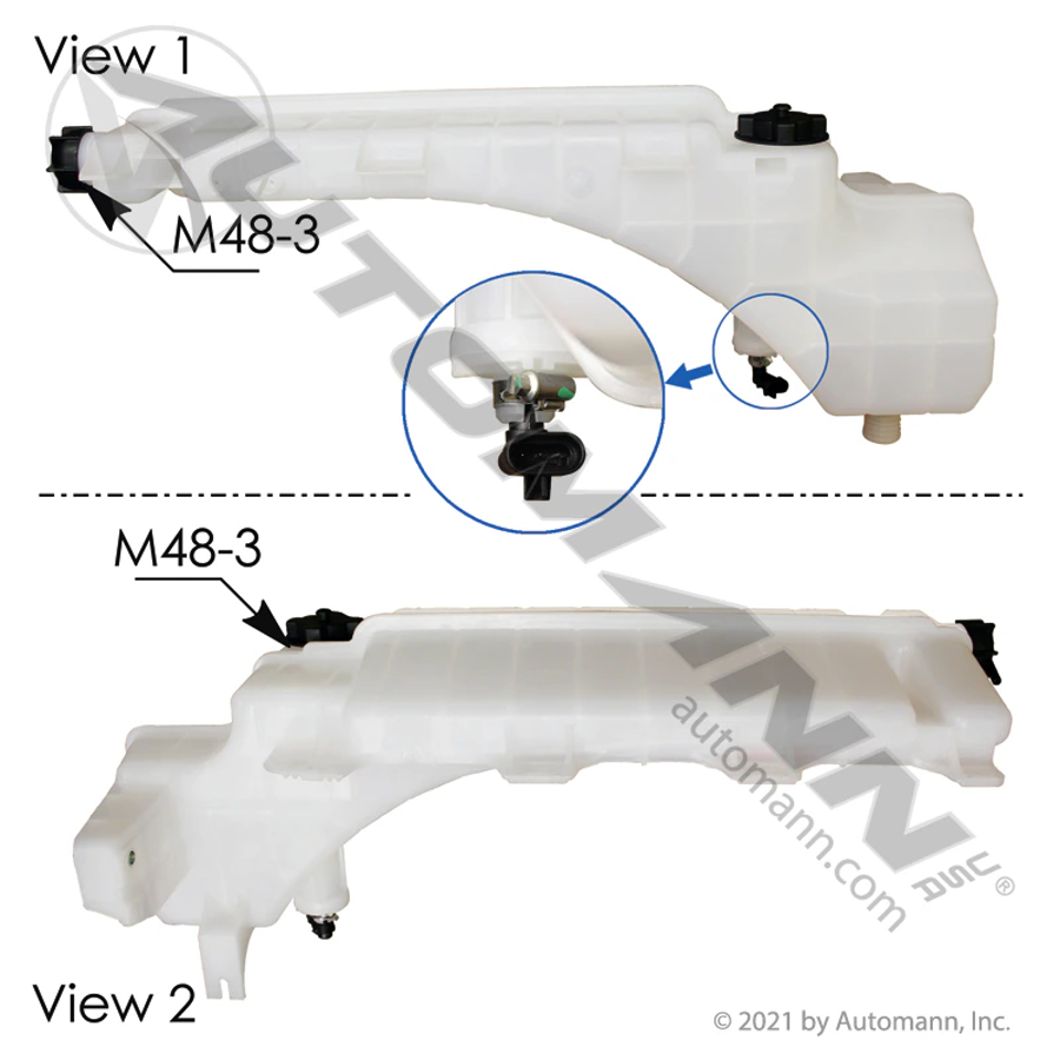 Coolant Reservoir Volvo 575.1082