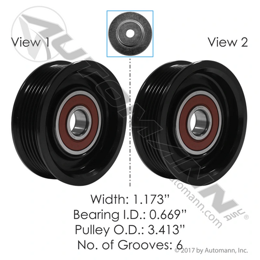 Continental elite pulley 816.49147