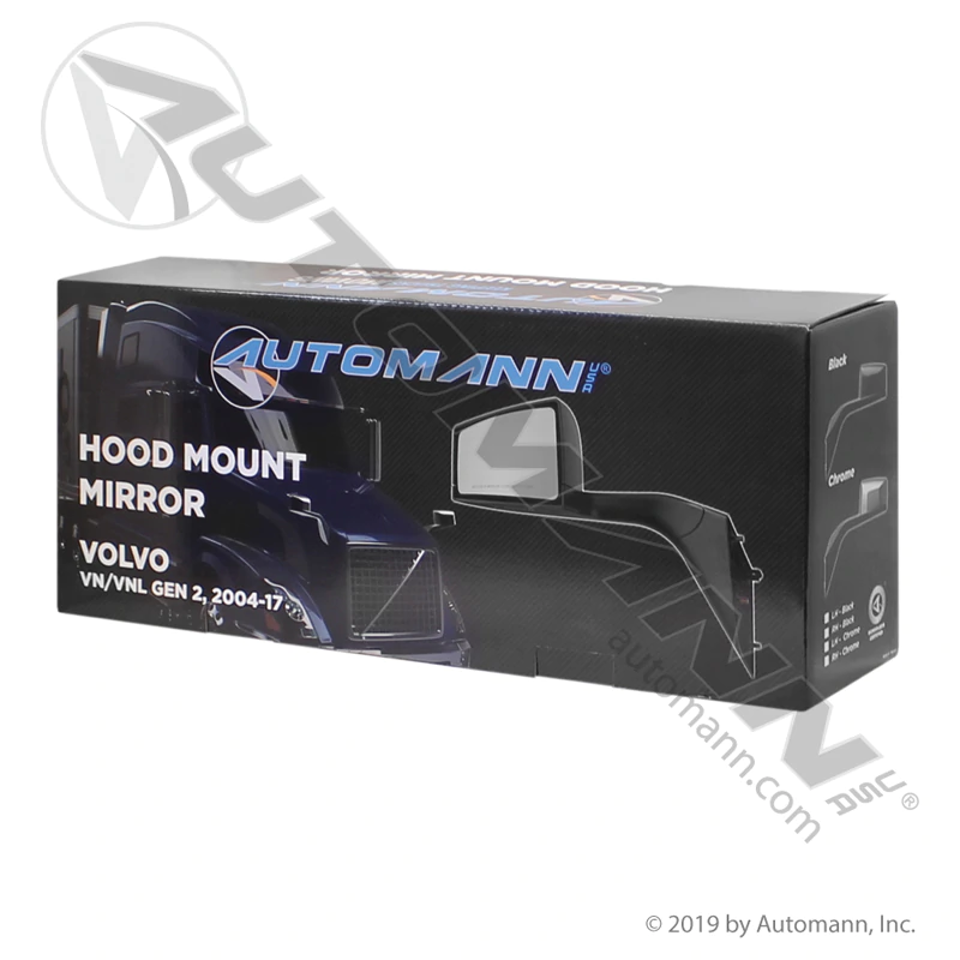 Hood Mount Mirror RH Chrome 563.96006C