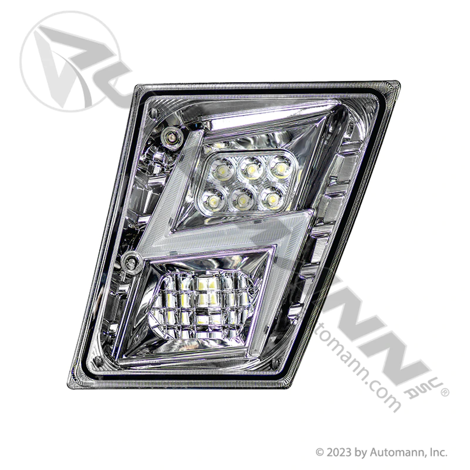 Fog Lamp w/DRL LED LH Chrome Volvo 564.96030DCZ