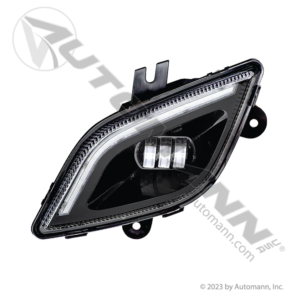 Fog Lamp LH Black LED Freightliner 564.46077LBY