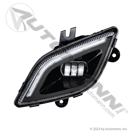 Fog Lamp LH Black LED Freightliner 564.46077LBY