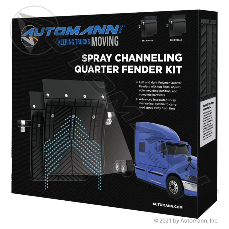 Quarter Fender Kit Poly Anti-Spray 562.9002AS