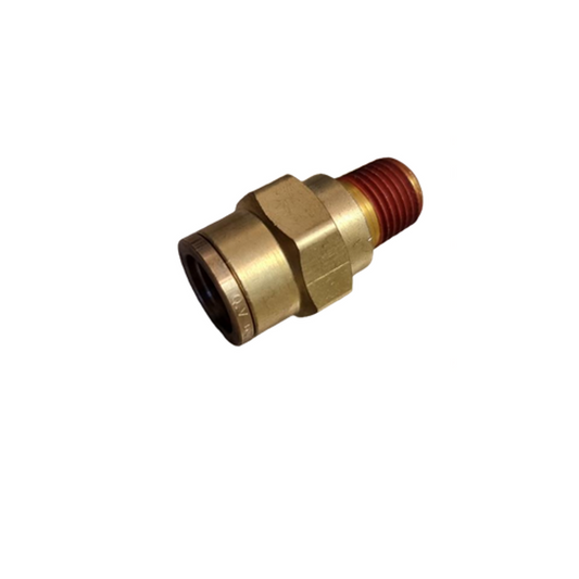 Fitting BRASS PLC MALE CONNECTOR 1/2inX1/4in 177.13B688B