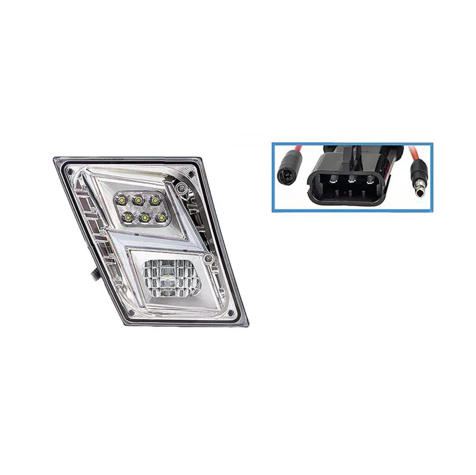 Fog Lamp w/DRL LED RH Chrome Volvo 564.96031DCZ