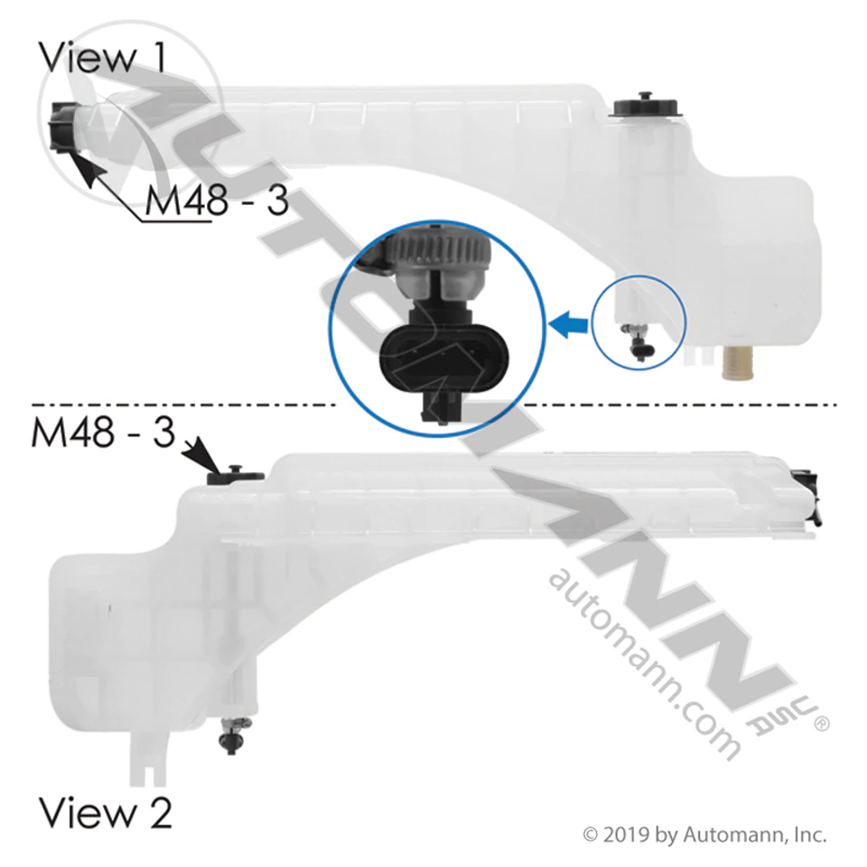 Coolant Reservoir Volvo Behr 575.1082BE