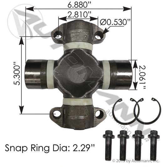 U Joint - RPL20 Series - OSR/WB Type 752.1220R