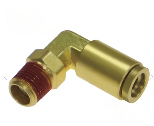 Brass PLC Male SWL Elbow 1/4 X 1/8in 177.13B694A